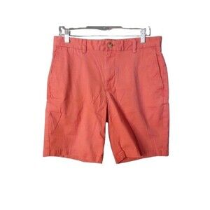 Vineyard Vines Men's 8" Breaker Shorts Flat Front Size 32 Bermuda Pink
